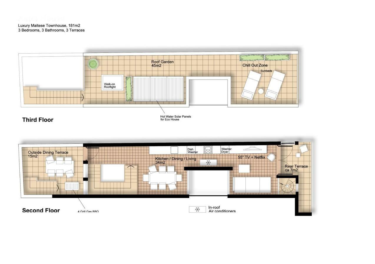 Amazing Art Deco Villa 150M To Sea With Daily Housekeeping 슬리에마 외부 사진